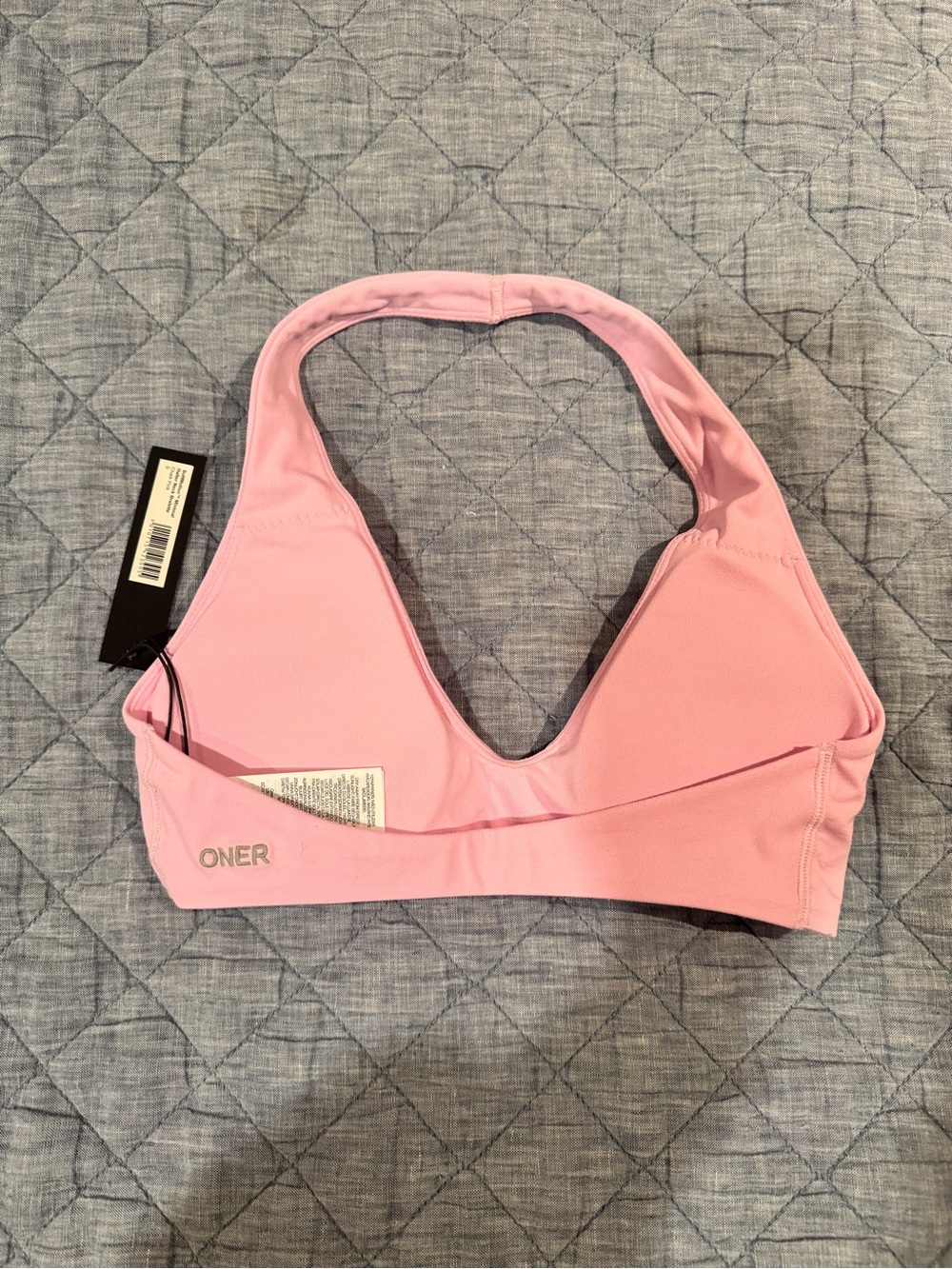 Oner Active Light Pink Halter Sports Bra NWT S - Picture 5 of 5
